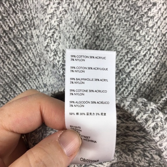 Urban Outfitters Gray Victoria Oversized V-Neck Sweater - Picture 5 of 5